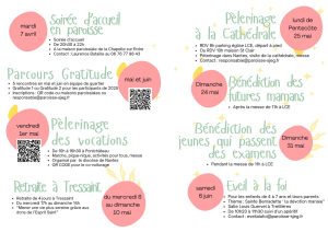 RDV paroissiaux