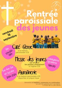 Rentrée paroissiale des jeunes